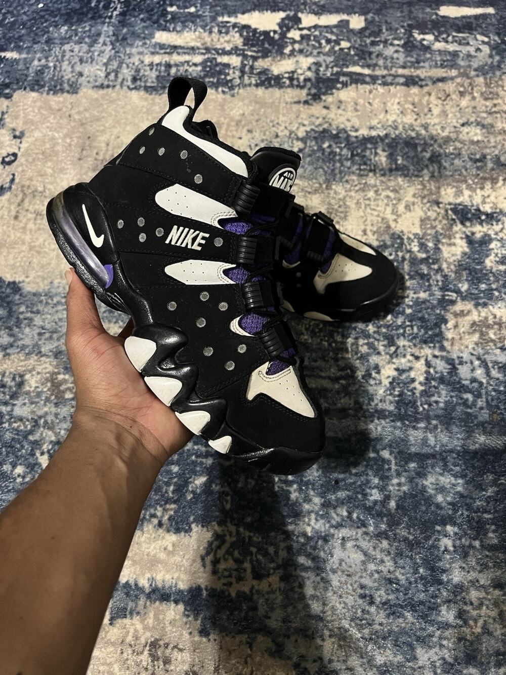 Size 9-Nike Air Max 2 CB 94 2015 Black Purple 305440-006 Men